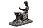 статуэтка, "Данила Мастер и каменный цветок", чугун, h 15 см, вес 1850 г., СССР, Касли, 1987 г....