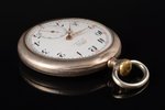 карманные часы, Швейцария, Германия, серебро, 800 проба, 78.14 г, 6.3 x 5.2 см, Ø 52 мм, механизм в...
