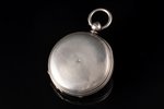 карманные часы, "John Edwards", Великобритания, серебро, позолота, 925 проба, 126.11 г, 6.4 x 5.3 см...