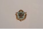 plate, 8th Estonia Infantry Regiment, porcelain, Kornilov Brothers manufactory, Russia, the 2nd half...