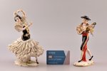 pair of figurines, Spanish Dancer and Man with Guitar, porcelain, Germany, Friedrich Wilhelm Wessel,...