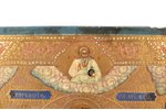 icon, Mother of God Joy of All Who Sorrow, board, painting on gold, Russia, 31.2 x 26.5 x 2.5 cm...
