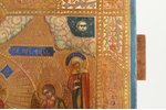 ikona, Dievmāte Visu sērojošo Prieks, dēlis, gleznota uz zelta, Krievijas impērija, 31.2 x 26.5 x 2....