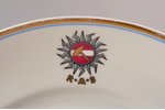 set, plate "RAB" (Riga Crafts society), certificate issued by Latvian Chamber of Crafts (1940) and c...