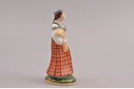 figurine, a Girl in traditional costume, porcelain, Riga (Latvia), M.S. Kuznetsov manufactory, 1937-...