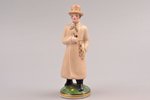 figurine, a Man in a National Costume, porcelain, Riga (Latvia), M.S. Kuznetsov manufactory, hand-pa...