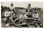fotogrāfija, Latvijas armija, 12. Bauskas kājnieku pulks, ložmetējnieki, Latvija, 20. gs. 20-30tie g...