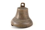 bell, engraving - "Юлий Иванович Нейбейзер, лит в Валдае", Valday, bronze, h 12.3/ Ø 12.5 cm, weight...