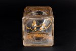 a set, carafe and 6 small glasses, gilding, Germany(?), the border of the 19th and the 20th centurie...