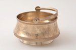candy-bowl, silver, 84 standard, 104.80 g, engraving, Ø 9 cm, h (with handle) 9.2 cm, 1908-1917, Mos...