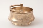 candy-bowl, silver, 84 standard, 104.80 g, engraving, Ø 9 cm, h (with handle) 9.2 cm, 1908-1917, Mos...