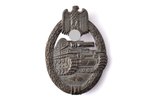 badge, The Panzer Badge, Third Reich, Germany, 40ies of 20 cent., 60 x 42 mm...