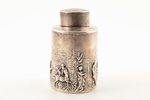 flask, silver, 925 standard, 120.15 g, h 10.1 cm, George Nathan & Ridley Hayes, Chester, Great Brita...