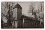 фотография, церковь, Латвия, 20-30е годы 20-го века, 14х8.8 см...