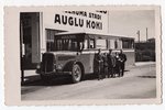 фотография, Рига, автобус, Латвия, 20-30е годы 20-го века, 13.8х8.8 см...
