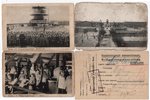 postcard, 4 pcs., Imperial Russian Army, in German captivity, Russia, beginning of 20th cent., 14х9...
