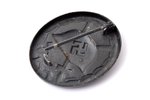 badge, Wound badge, Third Reich, 3rd class, Germany, 30-40ies of 20th cent., 44.3 x 36.8 mm, 9.68 g,...