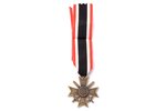 nozīme ar dokumentu, 2. šķiras Kara nopelnu krusts ar šķēpiem, apbalvots Rīgā, bronza, Vācija, 1942...