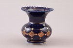 small vase, "Greetings from Riga", porcelain, Rīga porcelain factory, Riga (Latvia), USSR, 7.4 cm, p...