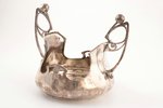 candy-bowl, silver, Art Nouveau, 84 standard, 324.7 g, 13 x 17.3 cm, h (with handle) 13.7 cm, worksh...