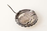 sakta, made of 5 lats coin, silver, 20.98 g., the item's dimensions Ø 3.7 cm, the 20-30ties of 20th...