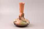vase, "Magnolia" 179-7, ceramics, Roseville, USA, the middle of the 20th cent., h 19 cm...