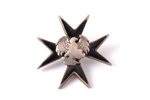 миниатюрный знак, Орден Орлиного креста, Эстония, 20е-30е годы 20го века, 19 x 19 мм, закрутка отсут...