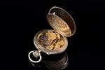 карманные часы, брелок для часов, "Oscar Marin", металл, 89.45 г, 6.3 x 5.1 см, Ø 51 мм, механизм в...