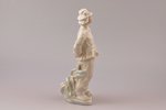 figurine, Young Man in Traditional Costume, porcelain, Riga (Latvia), USSR, sculpture's work, molder...