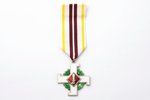 Крест Заслуг Айзсаргов, Латвия, 20е-30е годы 20го века, 44.6 x 40.3 мм, лента новая, без клейма прои...