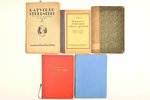 set of 5 books about Latvian Riflemens, 1928-1936, Latviešu veco strēlnieku biedrība, A. Gulbja grām...