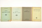 комплект из 4 книг: M. Skujenieks "Latvija starp Eiropas valstīm", "Latvija 1918.-1928. gados" / Jān...