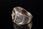 a ring, "Moose", silver, 875 standard, 11.10 g., the size of the ring 20.75...