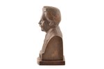 bust, Pēteris Stučka, bronze, h 26.2 cm, weight 5400 g., Latvia, USSR, the 20th cent....