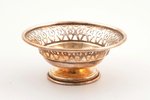tray for jewelry, silver plated, metal, Great Britain, the 1st half of the 20th cent., Ø 9.2 / h 4 c...