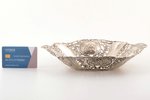 biscuit tray, silver, 830 standard, 407.9 g, 26.5 x 19.7 / h 5.2 cm, 1959, Helsinki, Finland...