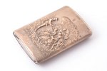 matches' holder, silver/metal, 875, 900 standard, 49.3 g, silver stamping, 6.2 x 4.3 x 1.3 cm, the 1...