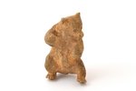 статуэтка - элемент декора "Медведь", бронза, h 7.1 см, вес 370 г....
