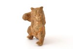 statuete - dekora elements "Lācis", bronza, h 7.1 cm, svars 370 g....