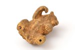 figurine - element of decor "Bear", bronze, h 7.1 cm, weight 370 g....
