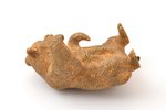 figurine - element of decor "Bear", bronze, h 7.1 cm, weight 370 g....