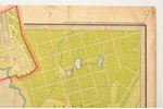 karte, Rīgas plāns, izdevējs - P. Mantnieka kartogrāfijas institūts Rīgā, Latvija, 20. gs. 20-30tie...