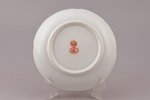cup plate, porcelain, Gardner porcelain factory, Russia, the beginning of the 20th cent., Ø 14.2 cm...