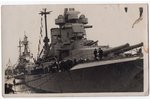 photography, Riga, visit of warships, Latvia, 20-30ties of 20th cent., 14х8.8 cm...