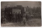 фотография, железная дорога, Латвия, 20-30е годы 20-го века, 13.8х8.8 см...