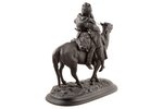 sculpture, "Farewell of a Cossack couple", molder A. Ignatov, cast iron, h 37.5 cm, weight 8150 g.,...