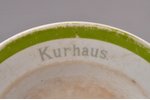 zupas šķīvis, "Kurhaus", porcelāns, M.S. Kuzņecova rūpnīca, Rīga (Latvija), Krievijas impērija, 1890...