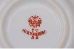 set of 4 jam dishes, porcelain, M.S. Kuznetsov manufactory, Russia, the beginning of the 20th cent.,...