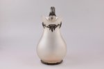 кувшин, серебро, 84 проба, стекло, h 23.8 см, фирма «Никольс и Плинке», мастер Роберт Кохун, 1874-18...