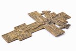 krusts, Kristus Krustā Sišana, bronza, Krievijas impērija, 15 x 9.3 cm, 126.10 g....